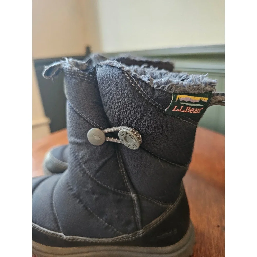 LL Bean Kids Ultralight Primaloft Waterproof Winter Boots Size 11 505698